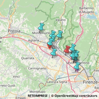 Mappa Via della Solidarietà, 59100 Prato PO, Italia (6.47385)