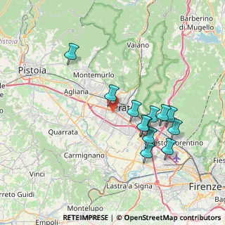 Mappa Via della Solidarietà, 59100 Prato PO, Italia (7.30167)
