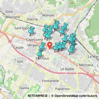 Mappa Via della Solidarietà, 59100 Prato PO, Italia (1.446)