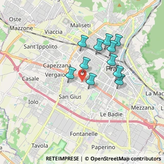 Mappa Via della Solidarietà, 59100 Prato PO, Italia (1.53636)