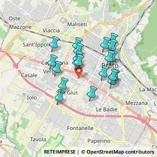Mappa Via della Solidarietà, 59100 Prato PO, Italia (1.56)