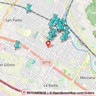 Mappa Via Alessandro Lazzerini, 59100 Prato PO, Italia (0.89778)