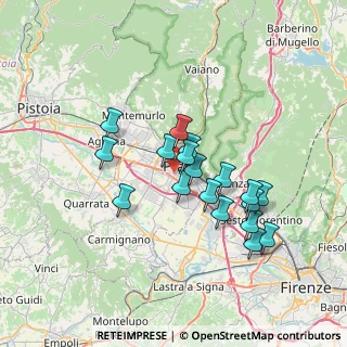 Mappa Via Roncioni Marco, 59100 Prato PO, Italia (6.195)
