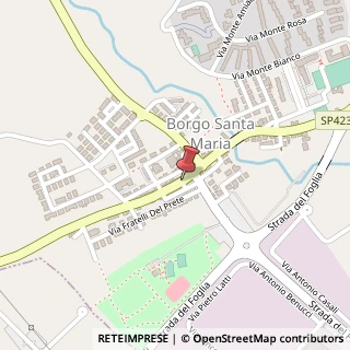Mappa Via Borgo San Maria, 43, 61122 Pesaro, Pesaro e Urbino (Marche)