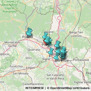 Mappa Via Francesco Pacchiani, 59100 Prato PO, Italia (10.9295)