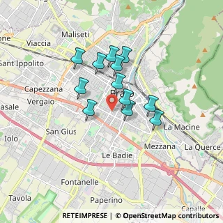 Mappa Via Francesco Pacchiani, 59100 Prato PO, Italia (1.34167)