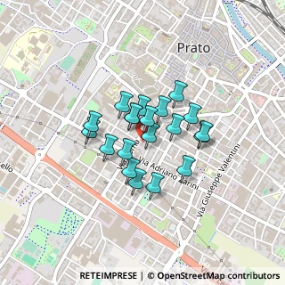Mappa Via Francesco Pacchiani, 59100 Prato PO, Italia (0.2965)