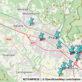 Mappa Via delle Pleiadi, 59100 Prato PO, Italia (6.34615)