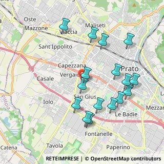 Mappa Via delle Pleiadi, 59100 Prato PO, Italia (2.06438)