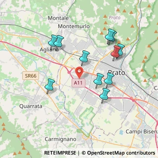 Mappa Via di Brugnano, 59100 Prato PO, Italia (3.83)