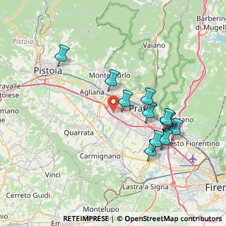 Mappa Via di Brugnano, 59100 Prato PO, Italia (7.45083)