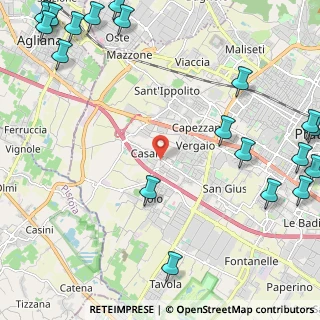 Mappa Via di Brugnano, 59100 Prato PO, Italia (3.6485)