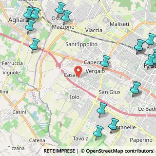 Mappa Via di Brugnano, 59100 Prato PO, Italia (3.5695)