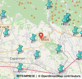 Mappa Via Pieroni, 55012 Capannori LU, Italia (6.3425)