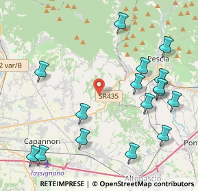 Mappa Via Pieroni, 55012 Capannori LU, Italia (5.13375)