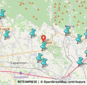 Mappa Via Pieroni, 55012 Capannori LU, Italia (5.68727)
