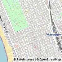 Kaart Viareggio
