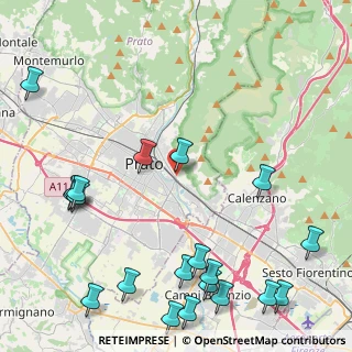 Mappa Via Papa Giovanni XXIII, 59100 Prato PO, Italia (6.168)