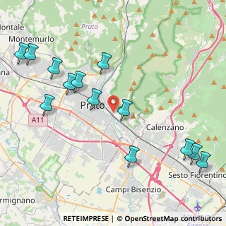 Mappa Via Papa Giovanni XXIII, 59100 Prato PO, Italia (5.12846)
