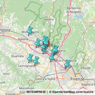 Mappa Via Papa Giovanni XXIII, 59100 Prato PO, Italia (5.14833)