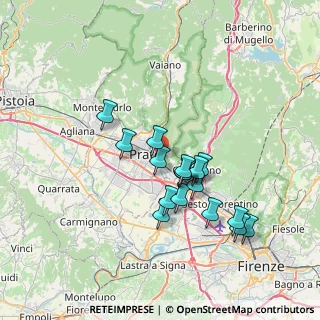 Mappa Via Papa Giovanni XXIII, 59100 Prato PO, Italia (6.31647)