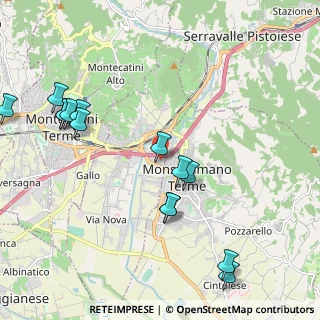 Mappa Via Lazio, 51018 Pieve a Nievole PT, Italia (2.46143)