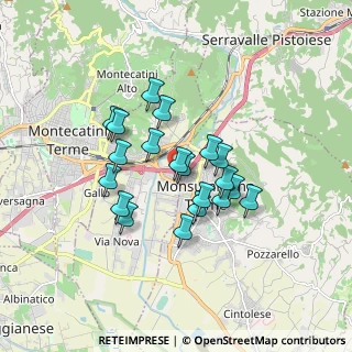 Mappa Via Lazio, 51018 Pieve a Nievole PT, Italia (1.384)