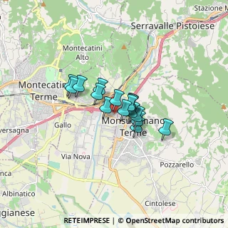 Mappa Via Lazio, 51018 Pieve a Nievole PT, Italia (0.96875)