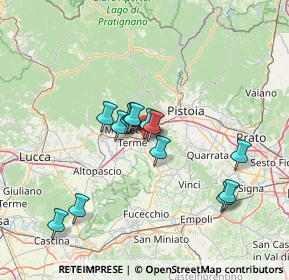 Mappa Via Lazio, 51018 Pieve a Nievole PT, Italia (12.18385)