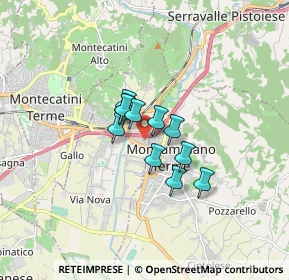 Mappa Via Lazio, 51018 Pieve a Nievole PT, Italia (0.99455)