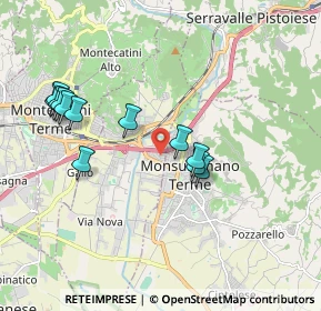 Mappa Via Lazio, 51018 Pieve a Nievole PT, Italia (1.90667)
