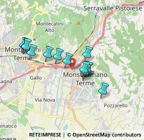 Mappa Via Lazio, 51018 Pieve a Nievole PT, Italia (1.49429)