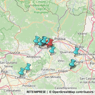 Mappa Via Lazio, 51018 Pieve a Nievole PT, Italia (12.18385)