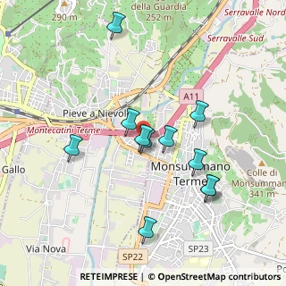 Mappa Via Lazio, 51018 Pieve a Nievole PT, Italia (0.89364)