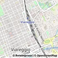 Kaart Viareggio