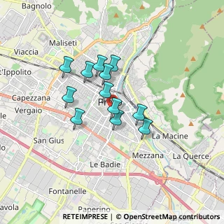 Mappa Via Puccetti, 59100 Prato PO, Italia (1.2975)