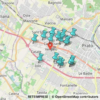 Mappa Via delle Rose, 59100 Prato PO, Italia (1.50941)