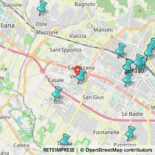 Mappa Via delle Rose, 59100 Prato PO, Italia (3.17462)