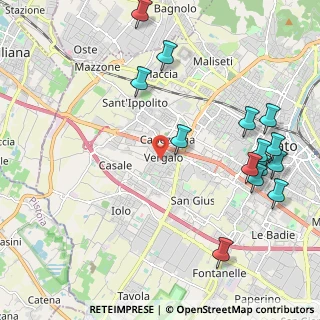 Mappa Via delle Rose, 59100 Prato PO, Italia (2.64857)