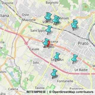 Mappa Via delle Rose, 59100 Prato PO, Italia (2.20167)
