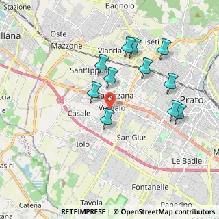 Mappa Via delle Rose, 59100 Prato PO, Italia (1.85818)