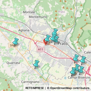 Mappa Via delle Rose, 59100 Prato PO, Italia (5.28167)