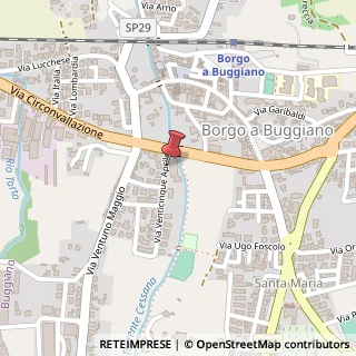Mappa Via XXV Aprile, 3, 51011 Buggiano, Pistoia (Toscana)