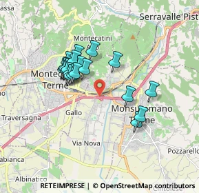 Mappa A11 Firenze - Pisa Nord, 51018 Pieve A Nievole PT, Italia (1.49)