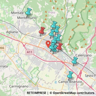 Mappa 59100 Prato PO, Italia (3.07667)