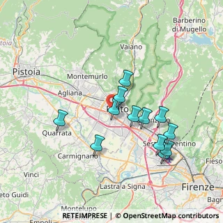 Mappa 59100 Prato PO, Italia (6.9475)