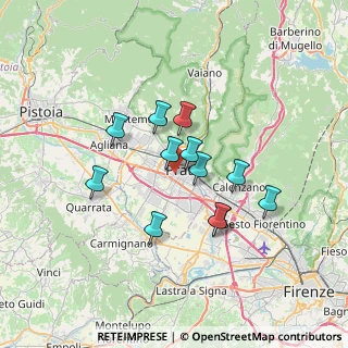 Mappa 59100 Prato PO, Italia (5.63167)