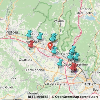 Mappa 59100 Prato PO, Italia (7.44467)
