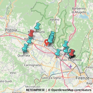 Mappa 59100 Prato PO, Italia (6.98389)