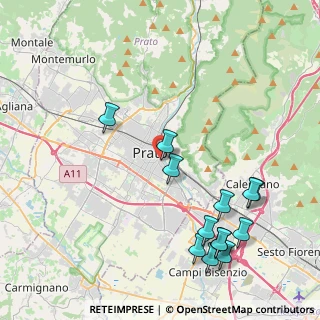 Mappa Galleria e Viale Vittorio Veneto, 59100 Prato PO, Italia (5.00385)